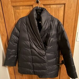 Eileen Fisher oversized Shawl Collar Down Coat Size xxs